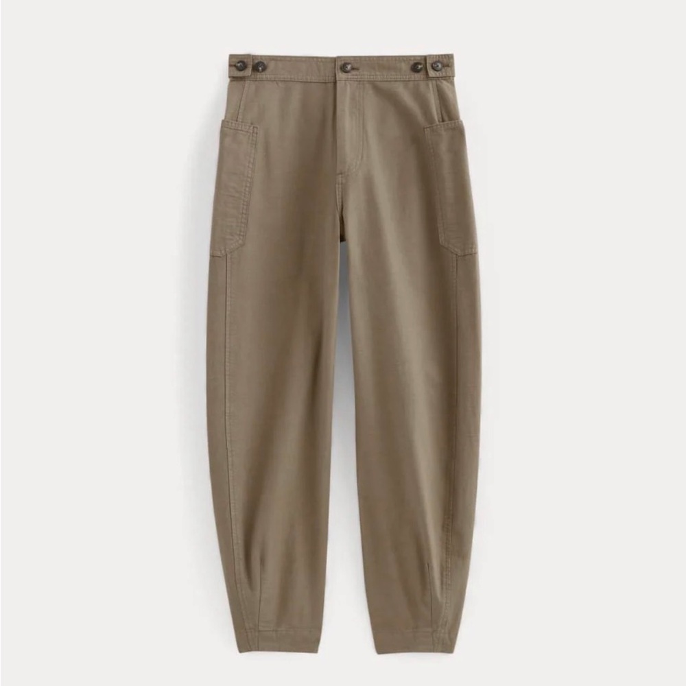 Everlane barrel fatigue taupe size 2 NWT